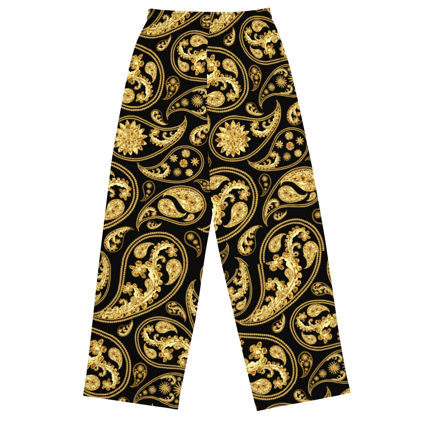 Black Paisley Pants
