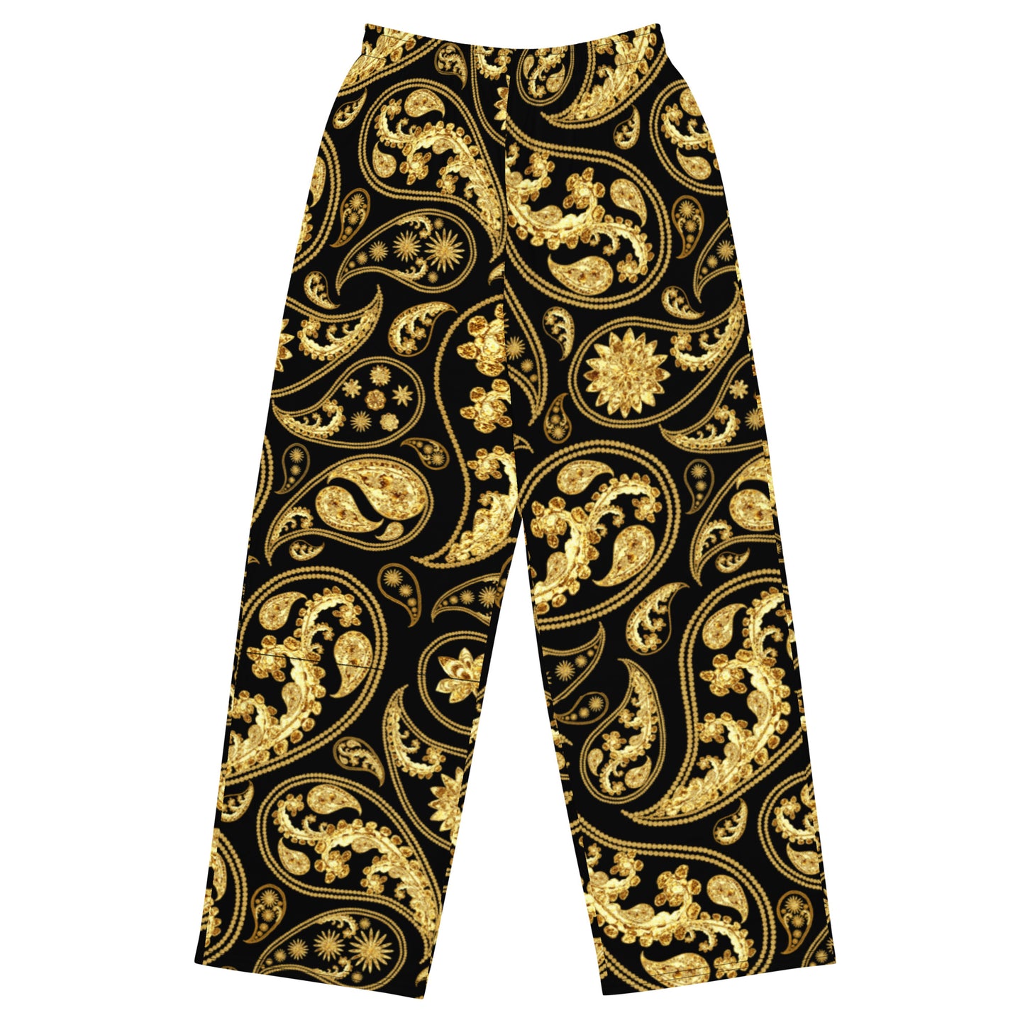 Black Paisley Pants