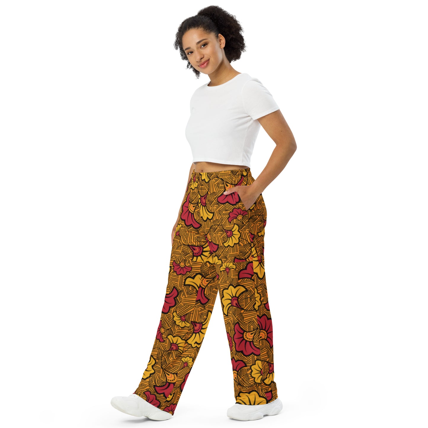 Ankara Unisex Wide-Leg Pants