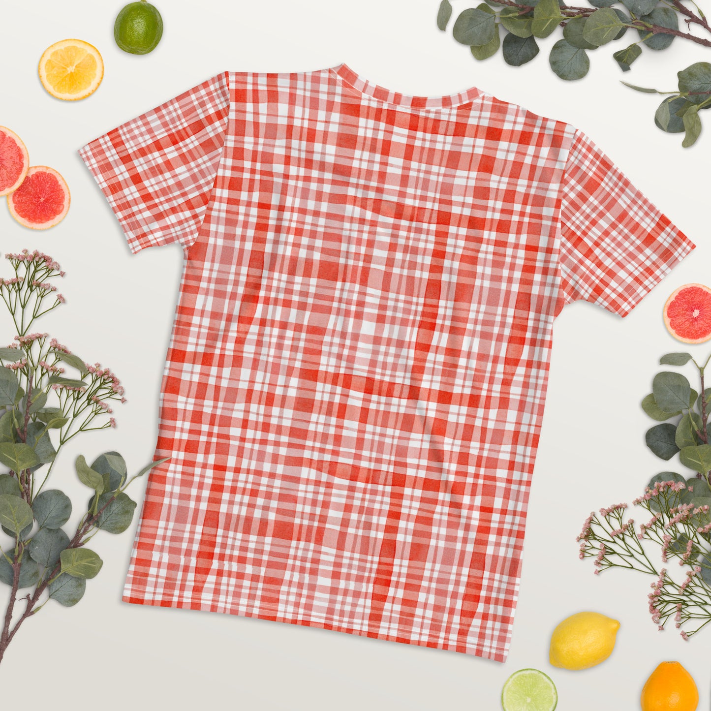 Red Gingham Women's T-shirt