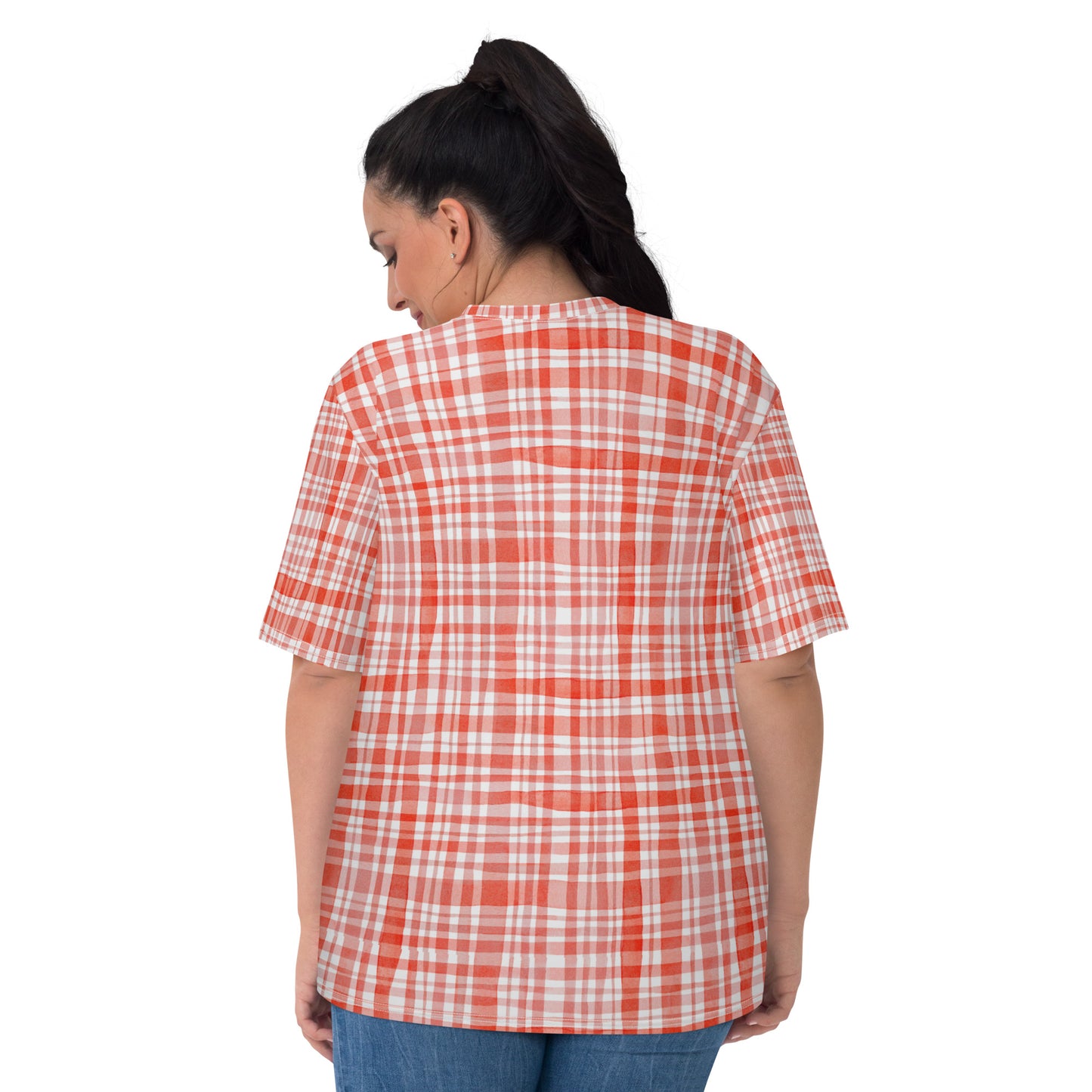 Red Gingham Women's T-shirt