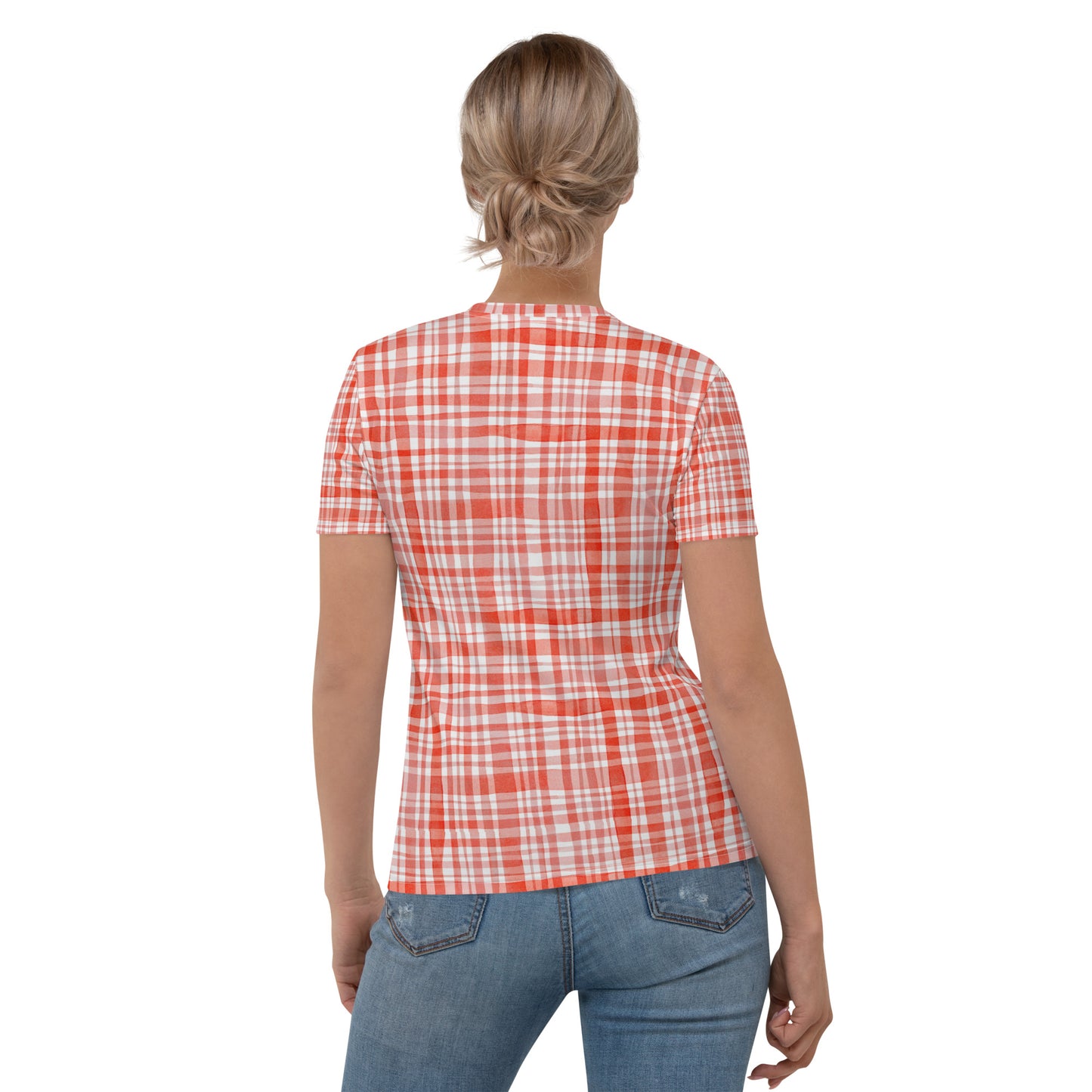 Red Gingham Women's T-shirt