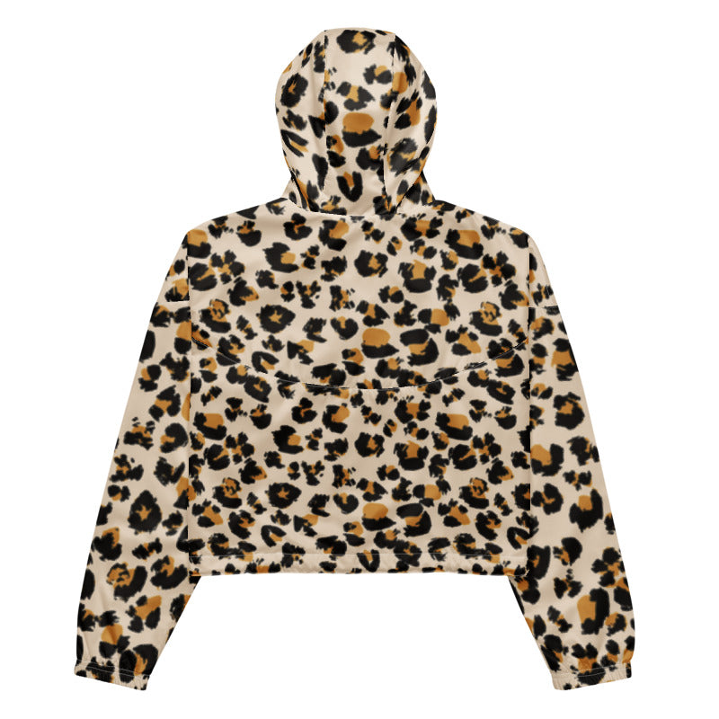 Leopard Women’s Cropped Windbreaker