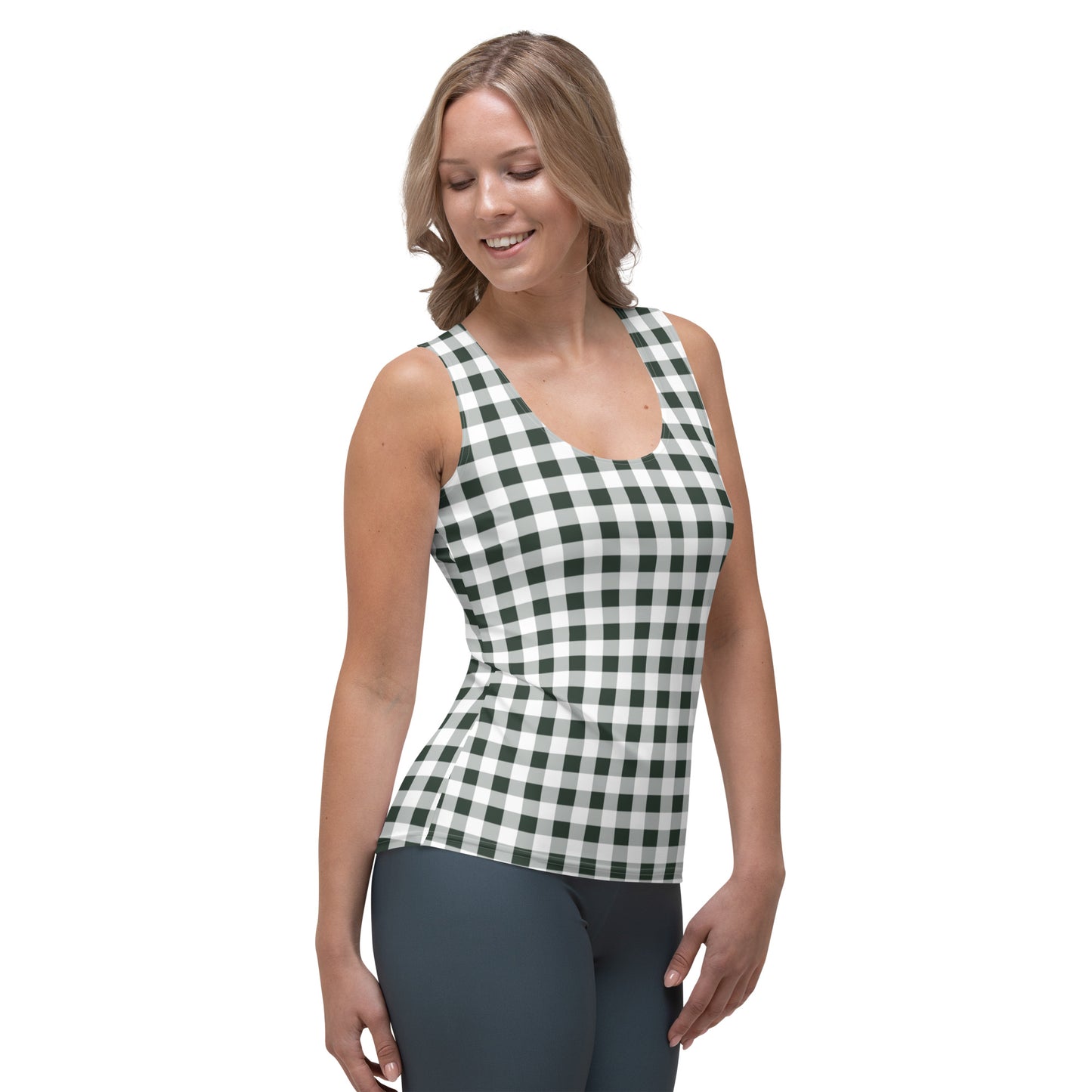 Gingham Tank Top