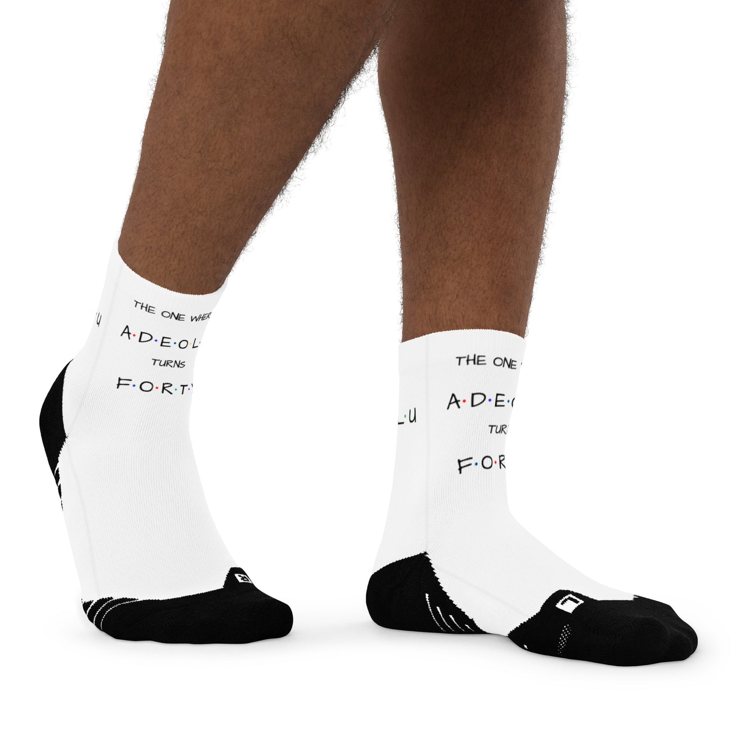 Friends 40th Birthday Ankle Socks Personalised TV Inspired