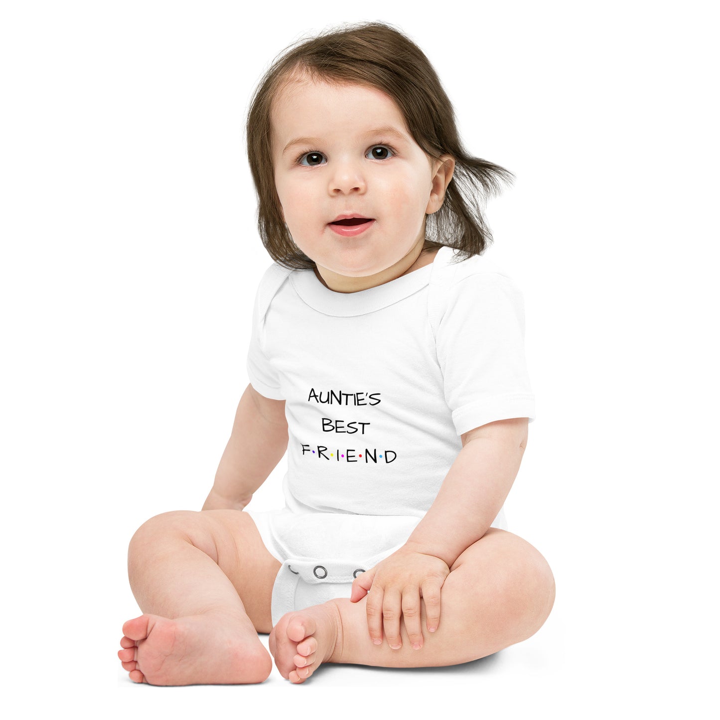 Auntie's Best Friend Baby Short Sleeve One Piece