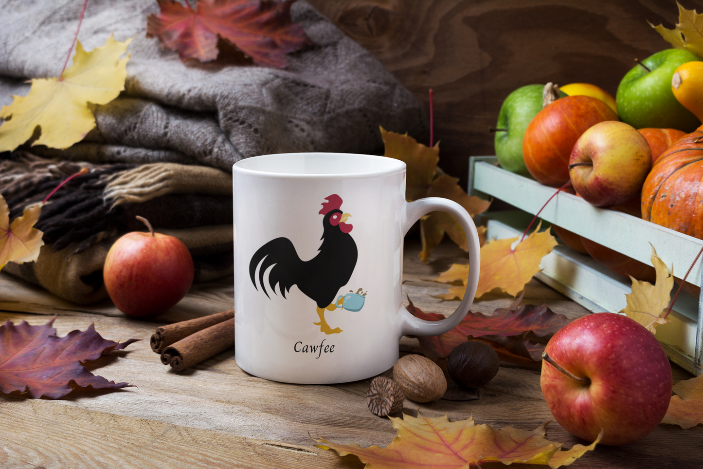 Bird Lover Gifts- Cawfee Mug