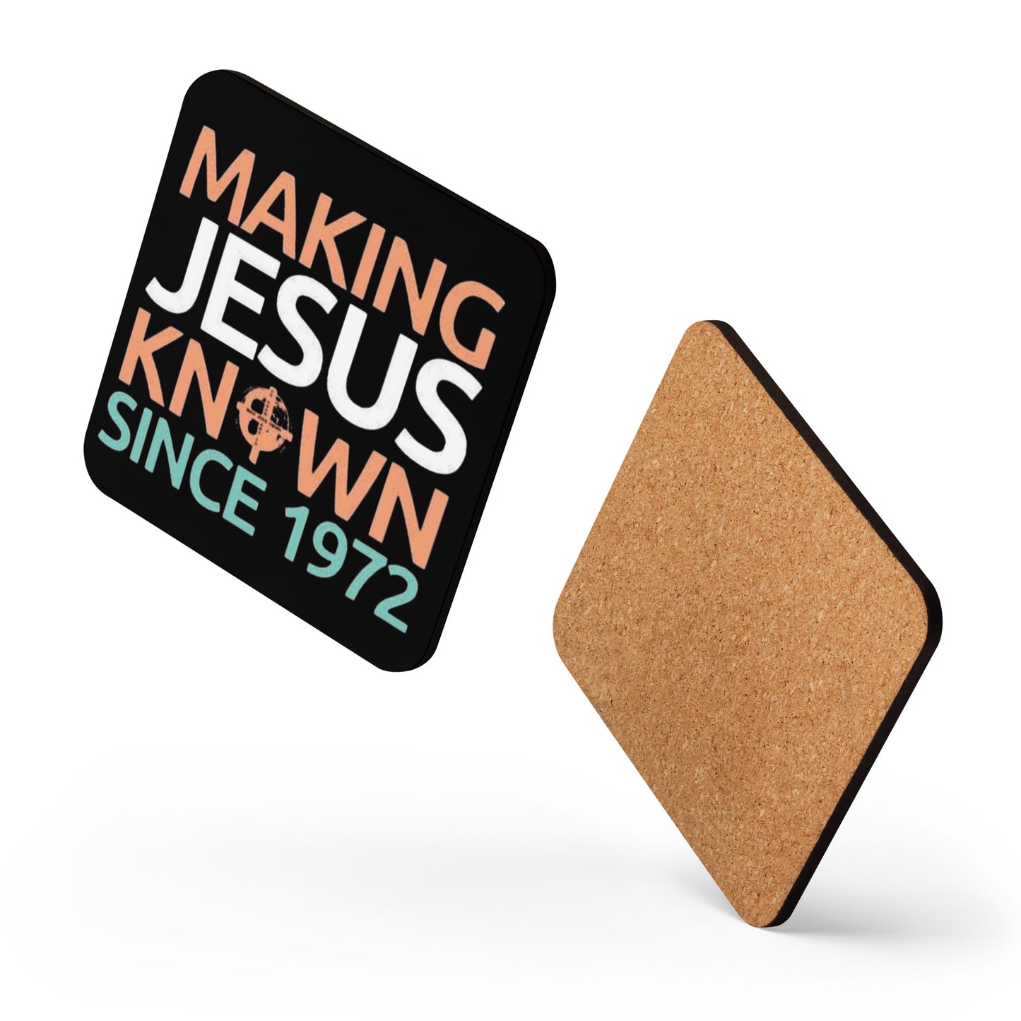 GEWC Cork-back coaster