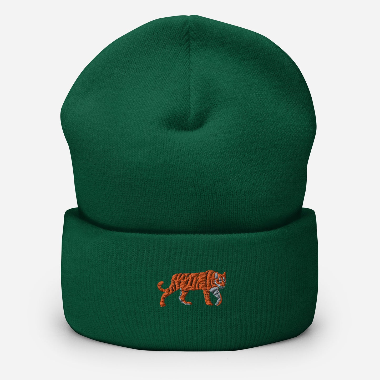 Tiger Cuffed Beanie