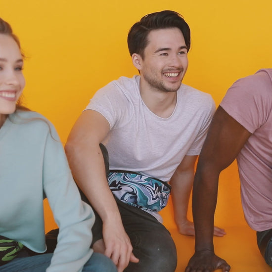 All Over Print Fanny Pack Production Footage.mp4