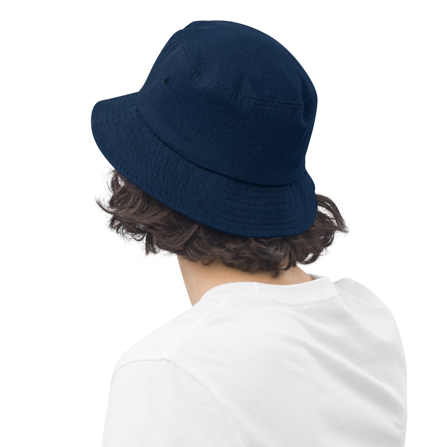 Faith Hope Love Denim Bucket Hat