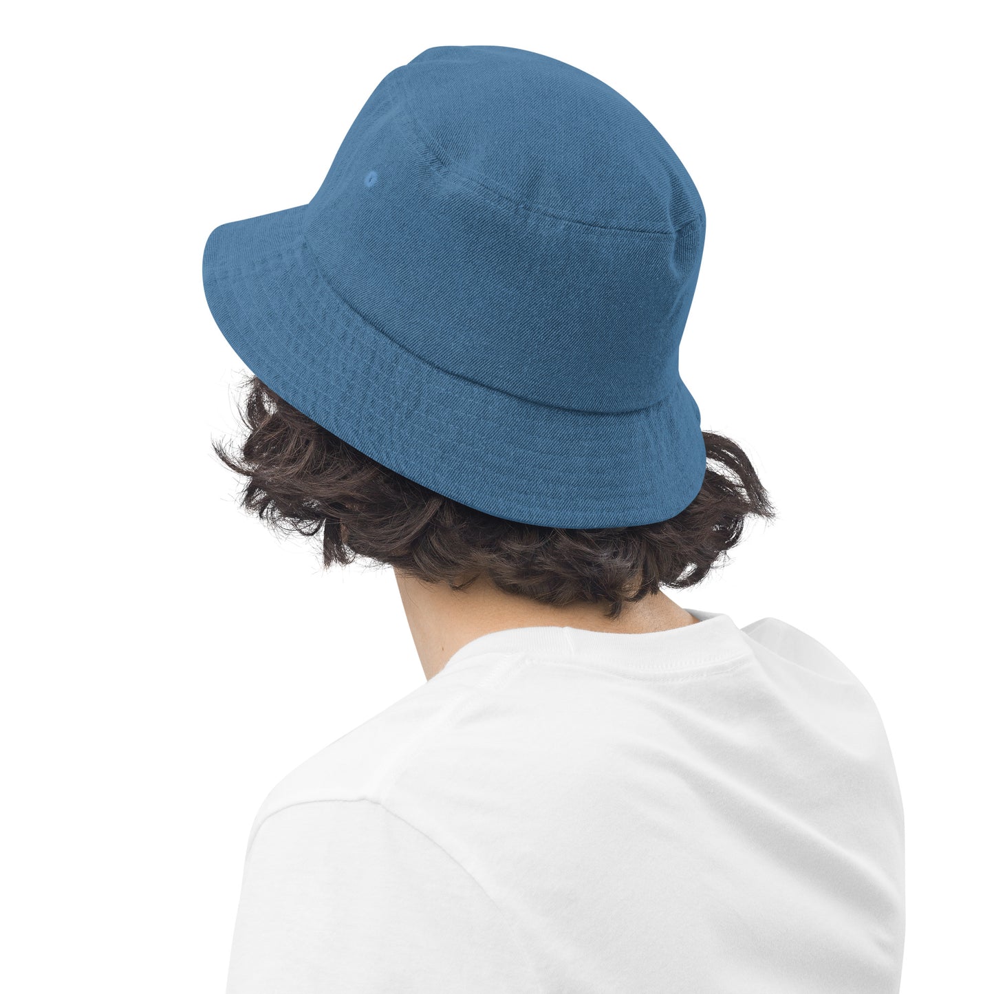 Faith Hope Love Denim Bucket Hat