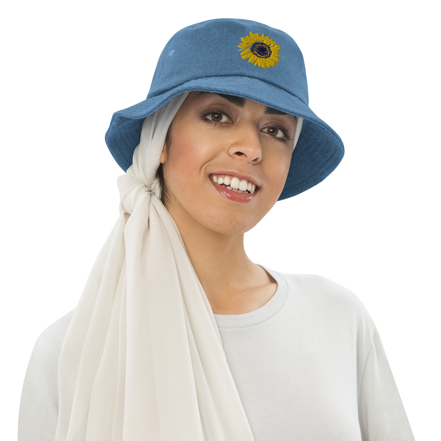 Sunflower Denim bucket hat