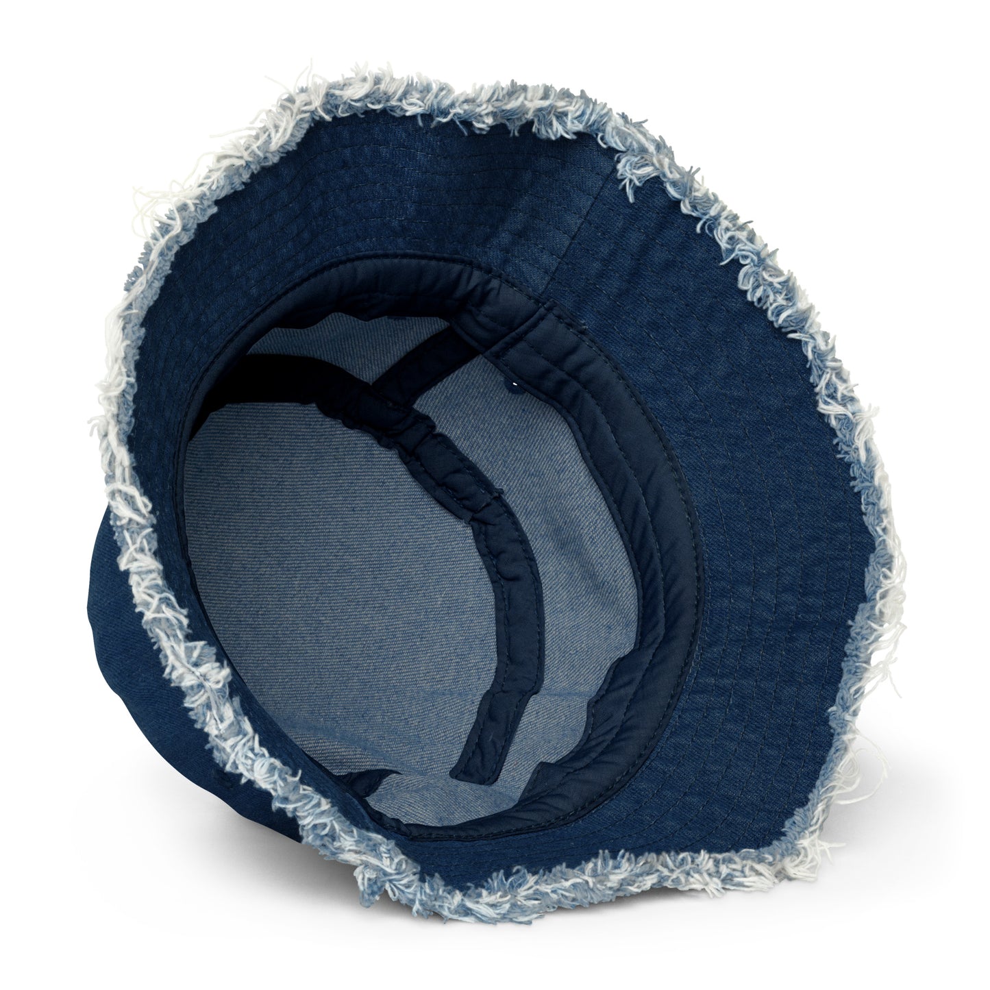 Faith Hope Love Distressed denim bucket hat