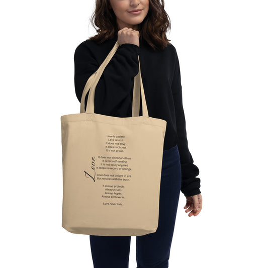 Love Is Patient Tote Bag