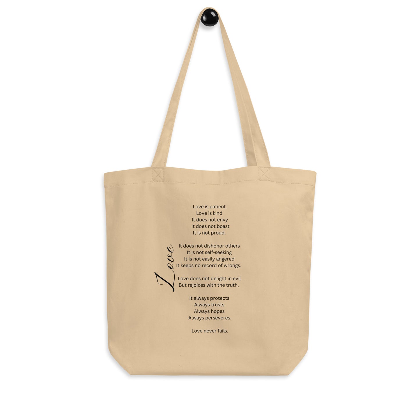 Love Is Patient Tote Bag