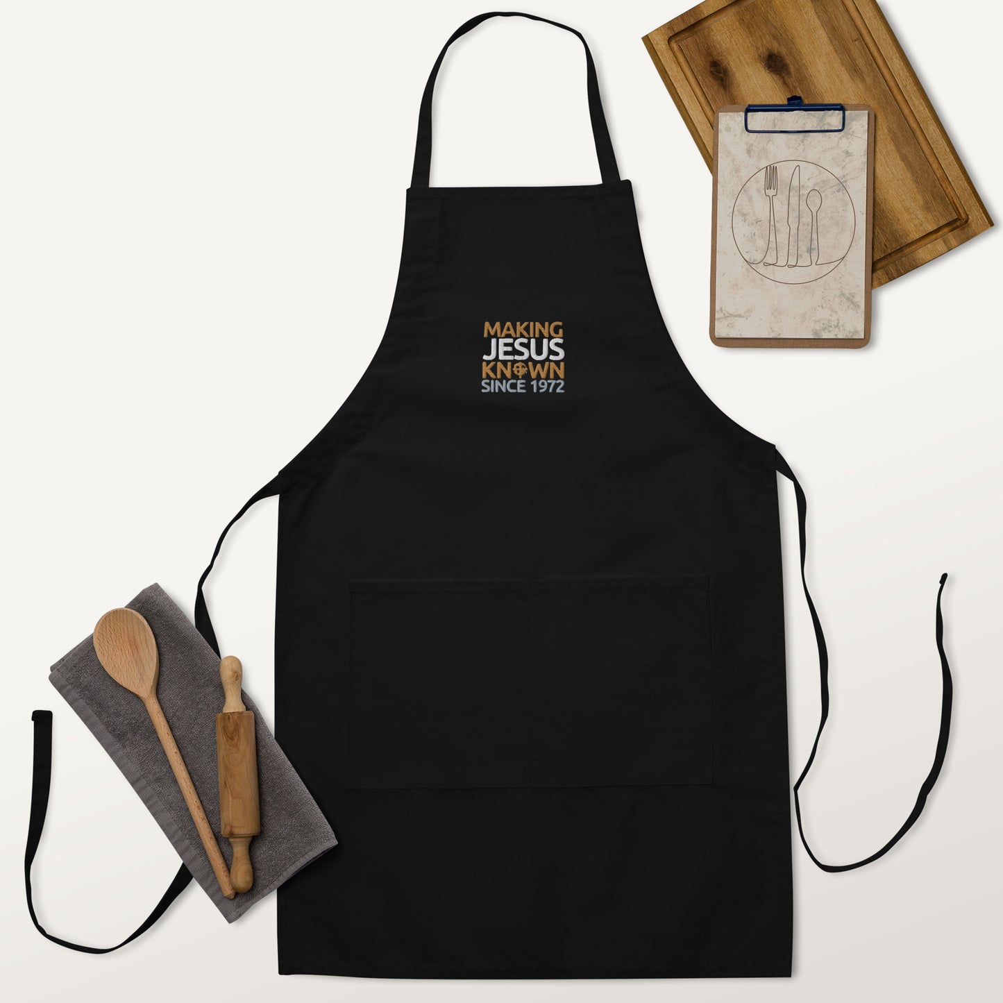 GEWC Embroidered Apron