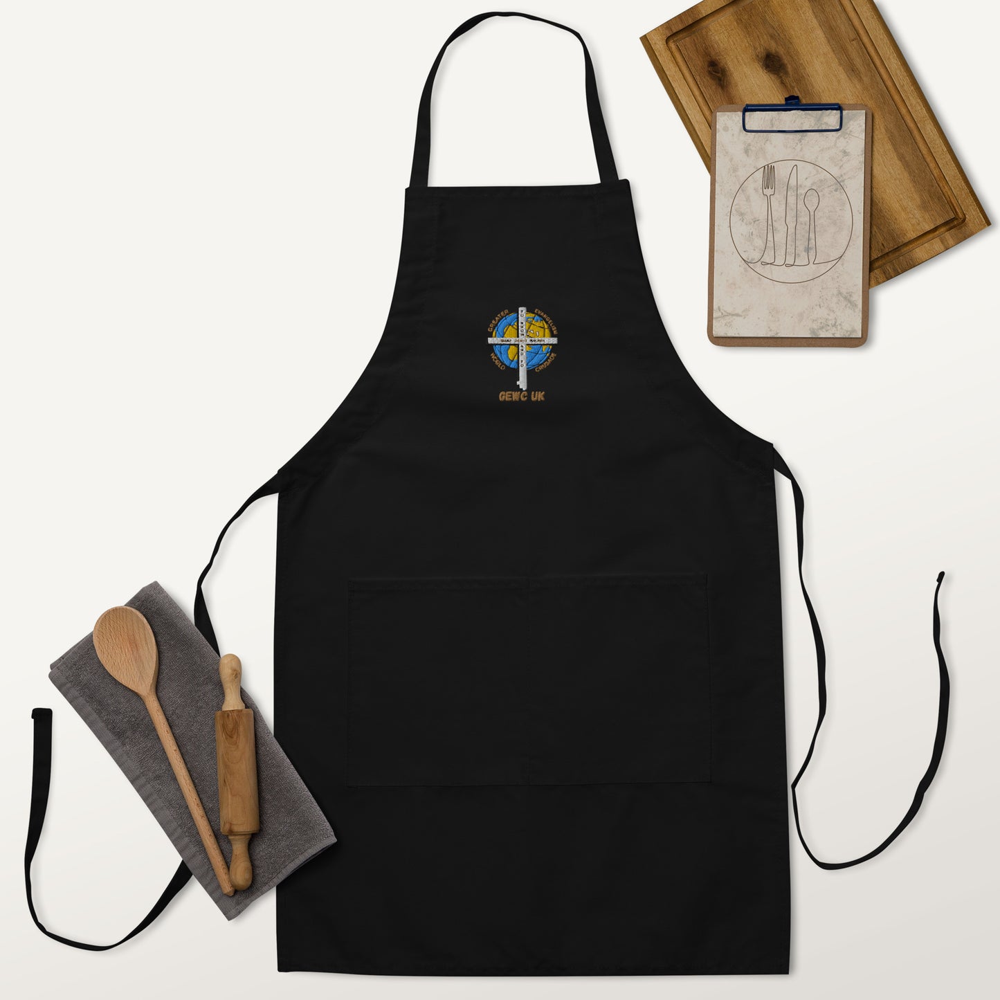 GEWC UK Embroidered Apron