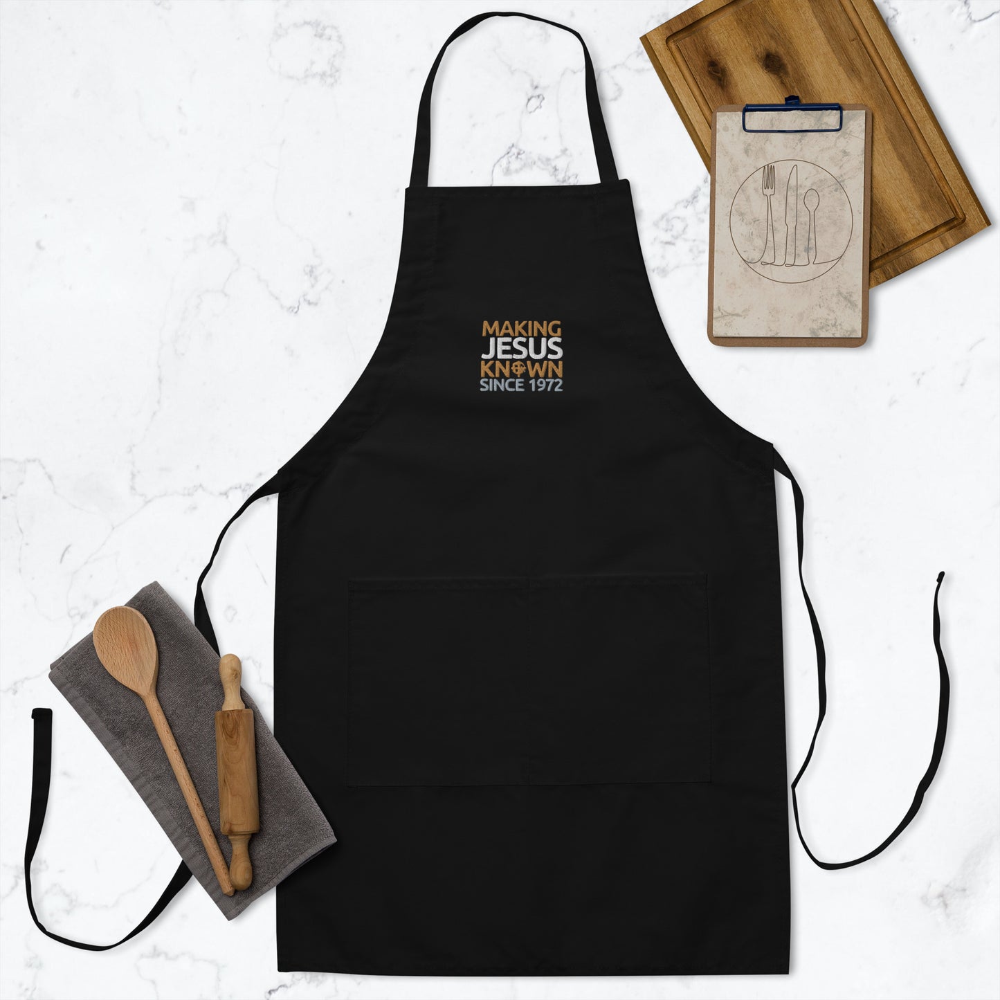 GEWC Embroidered Apron