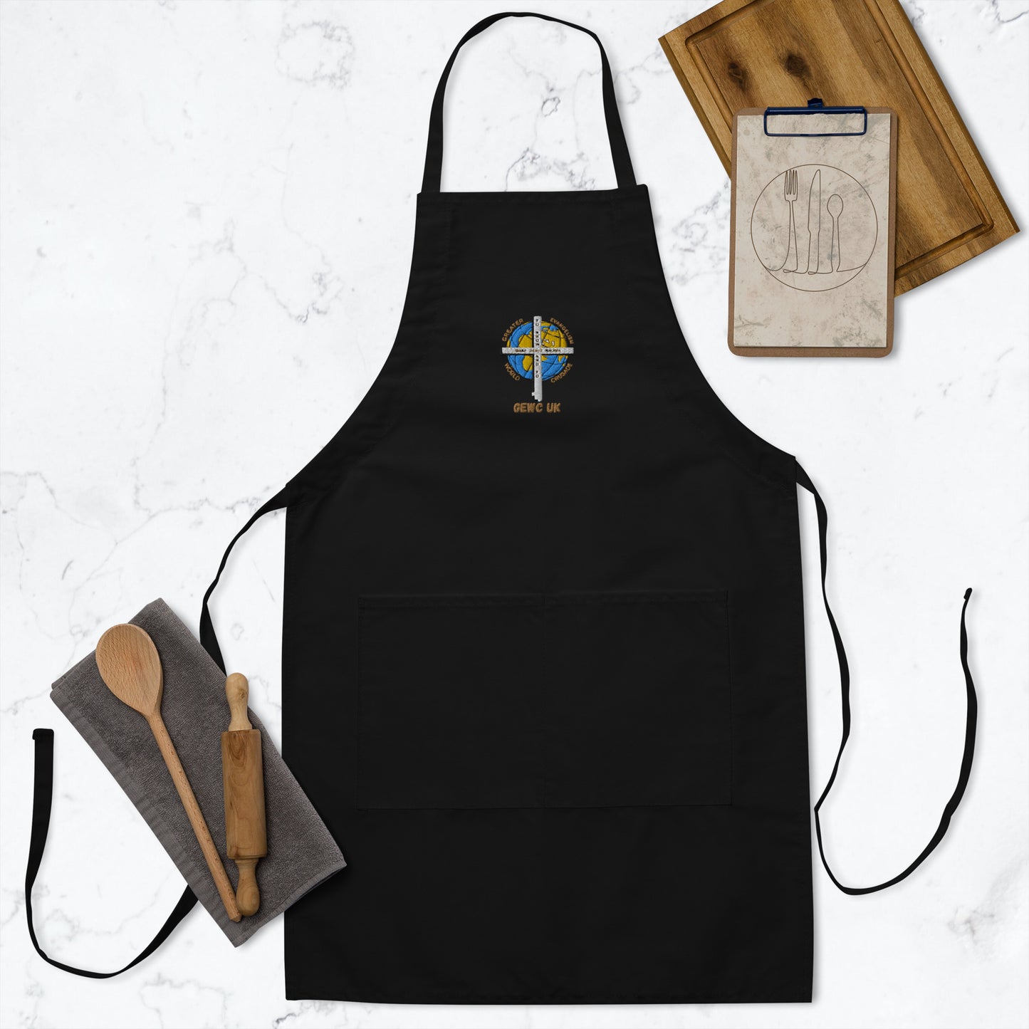 GEWC UK Embroidered Apron