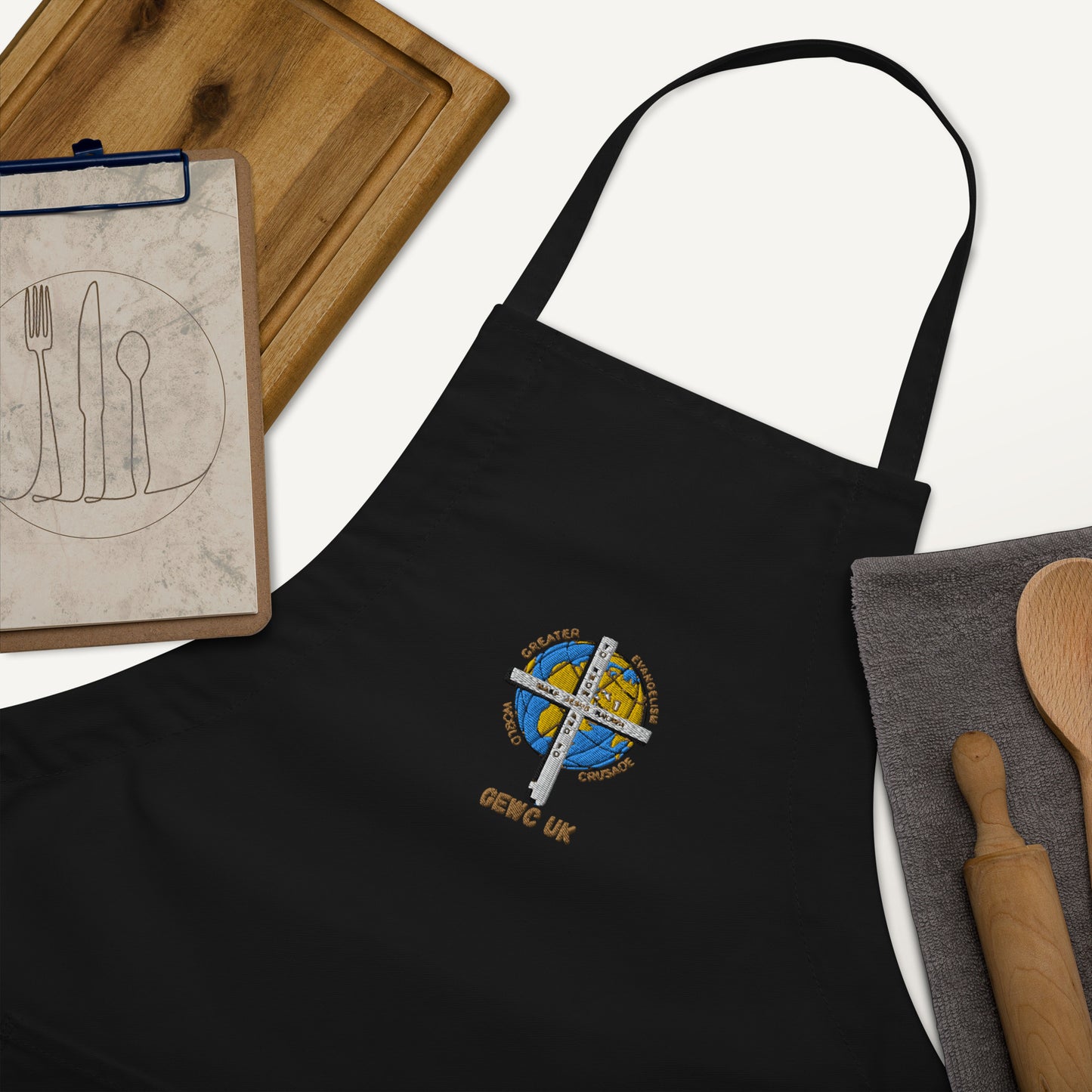 GEWC UK Embroidered Apron