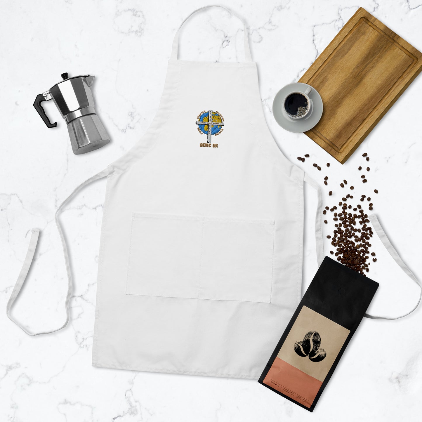 GEWC UK Embroidered Apron