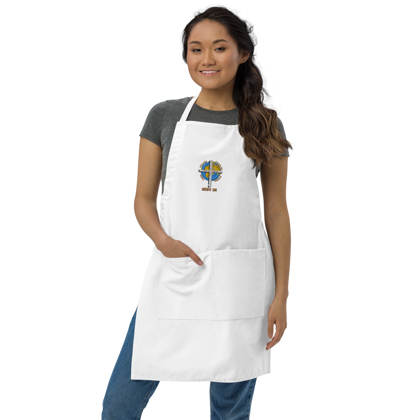 GEWC UK Embroidered Apron