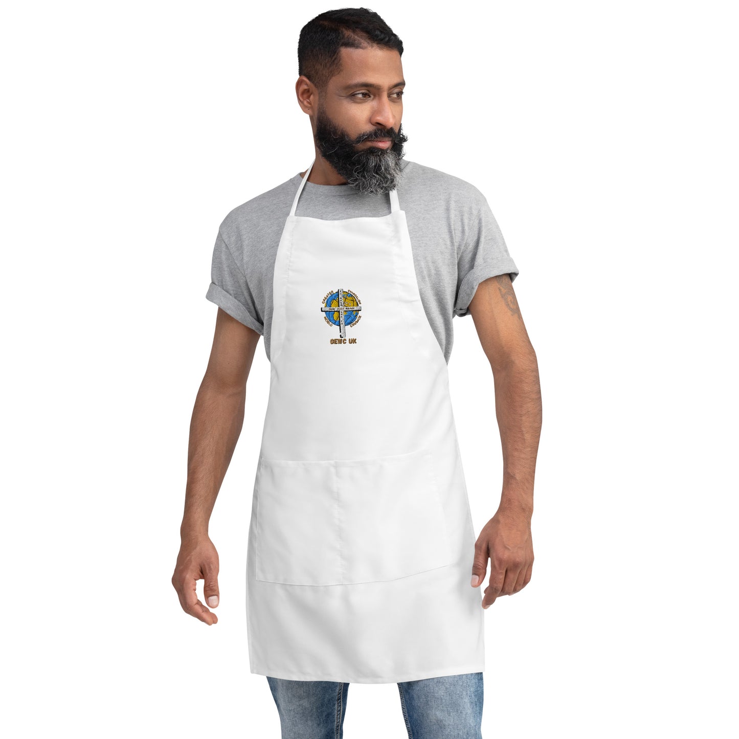 GEWC UK Embroidered Apron