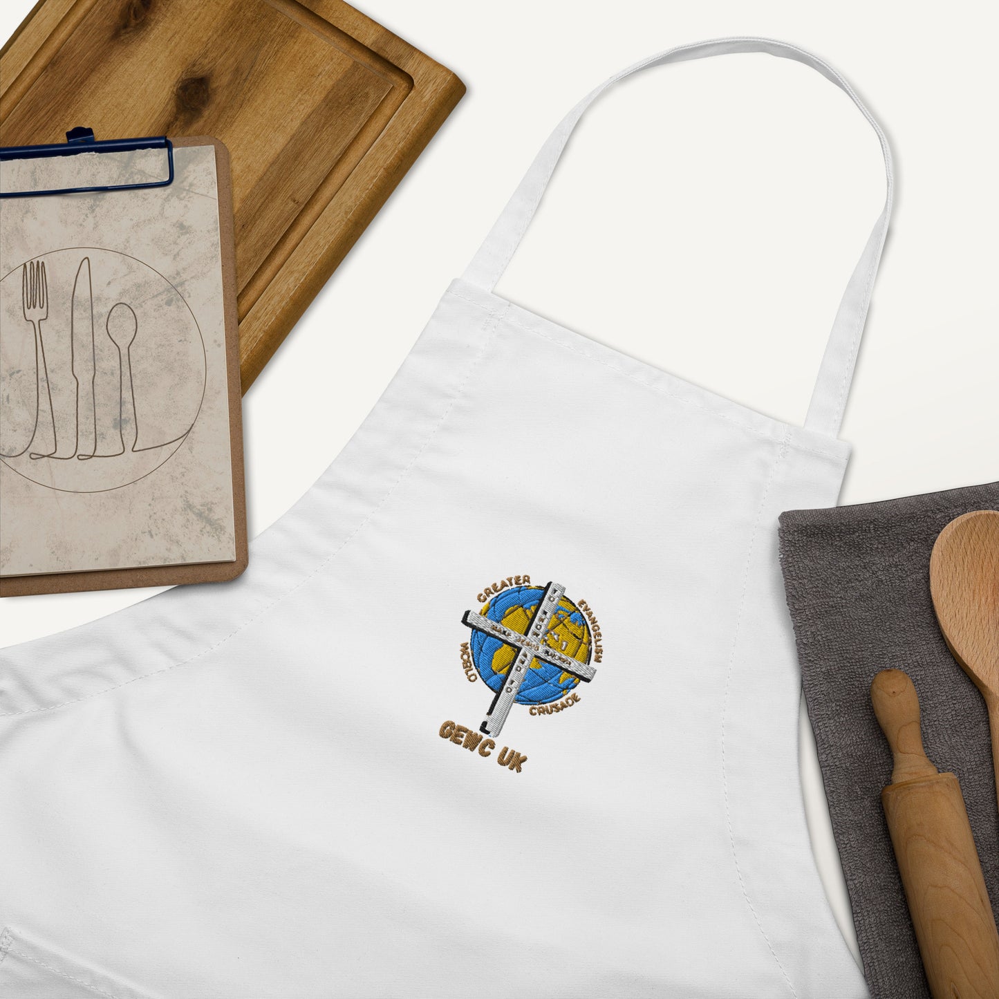 GEWC UK Embroidered Apron