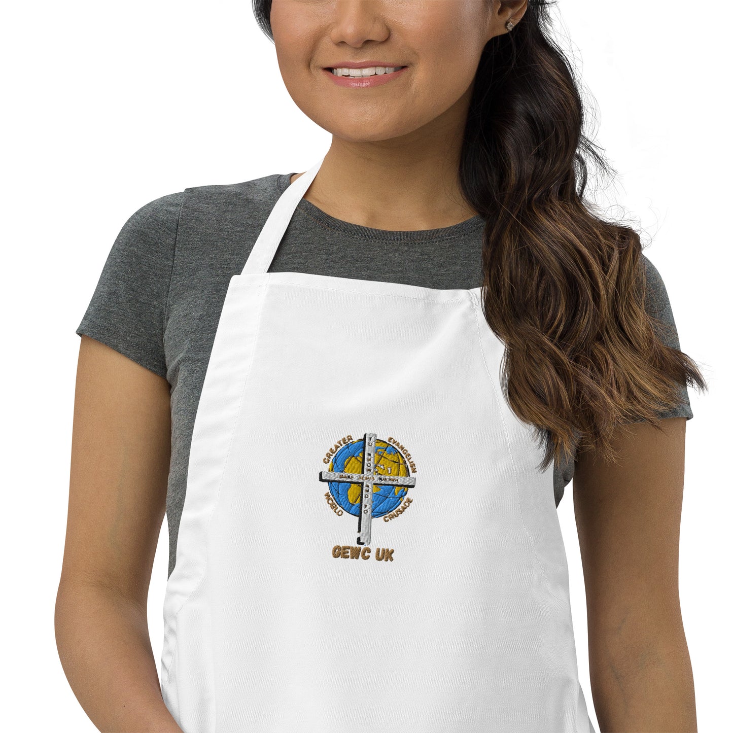 GEWC UK Embroidered Apron