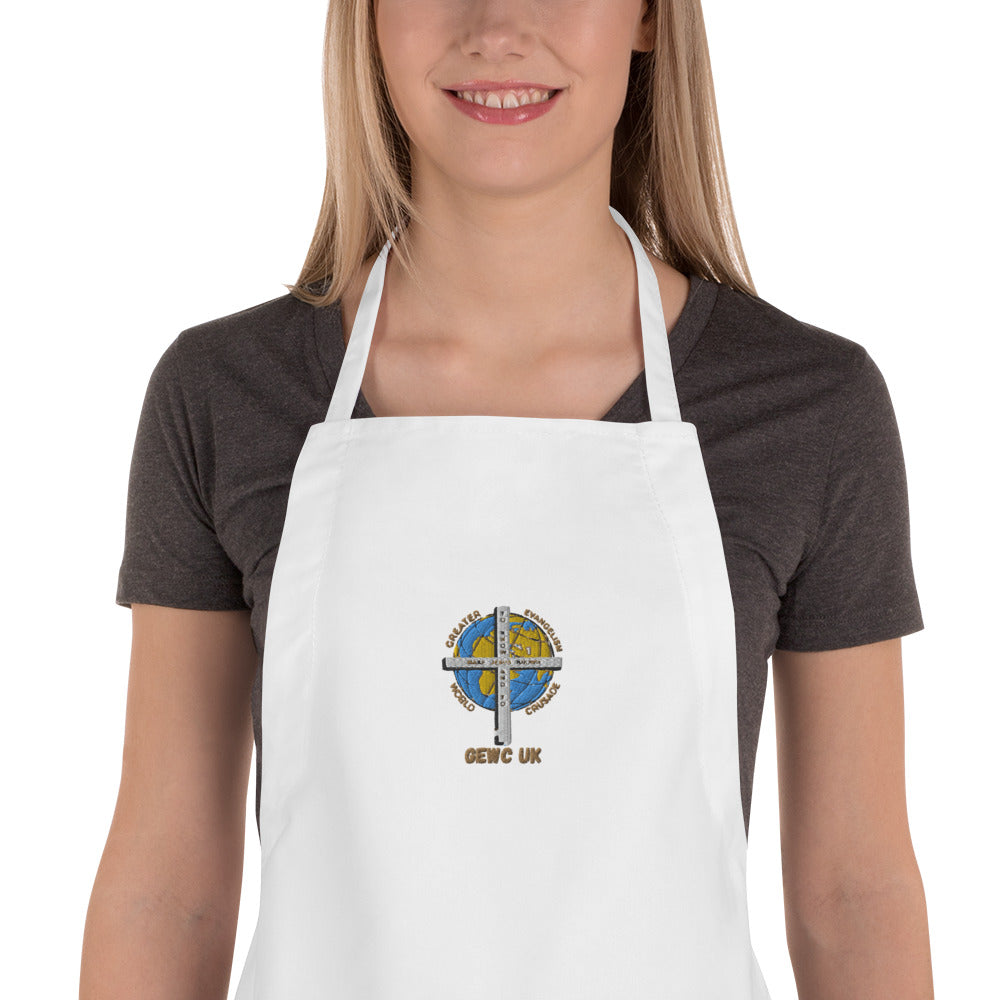 GEWC UK Embroidered Apron