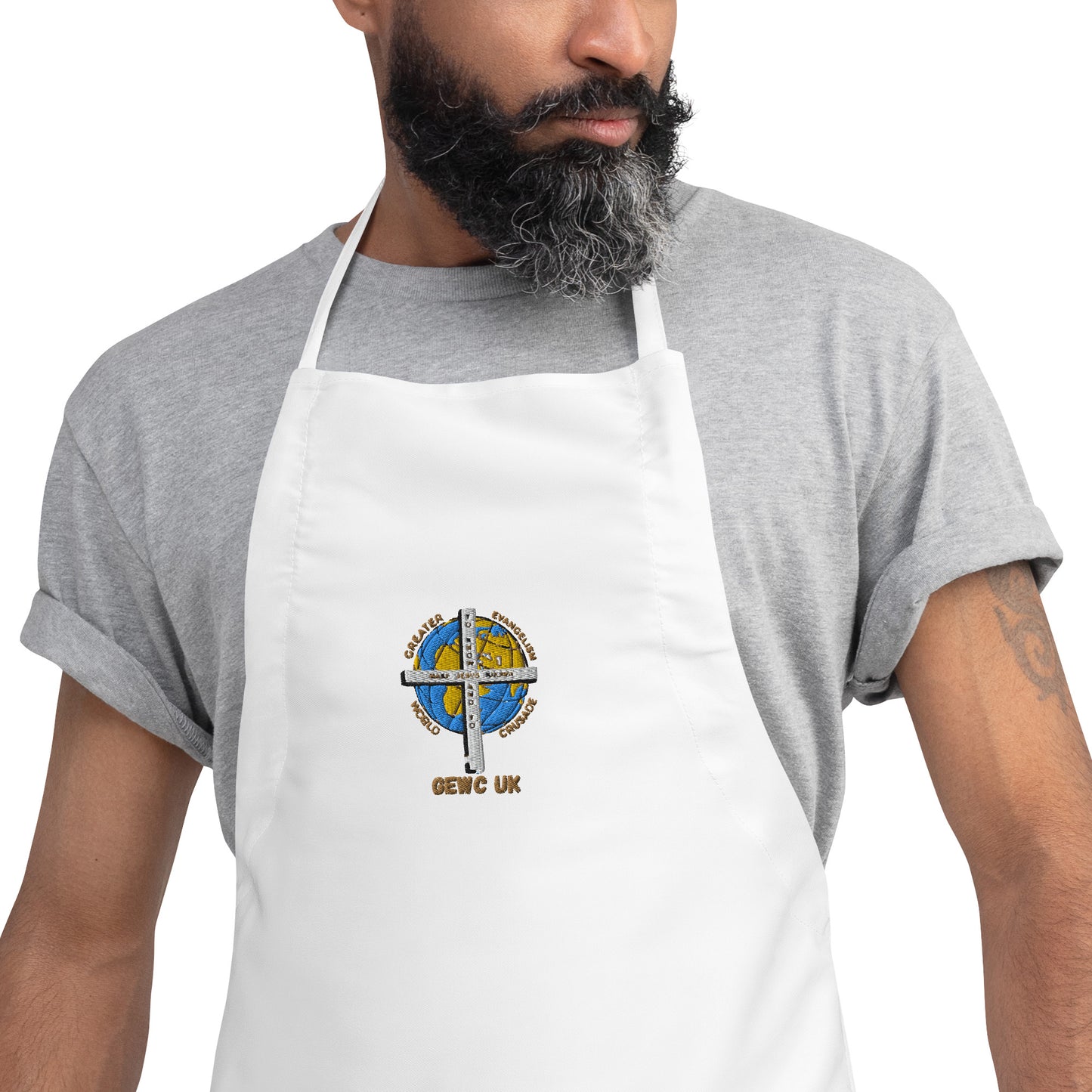 GEWC UK Embroidered Apron