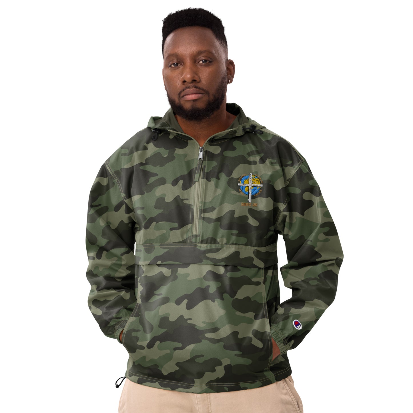 GEWC UK Embroidered Champion Packable Jacket