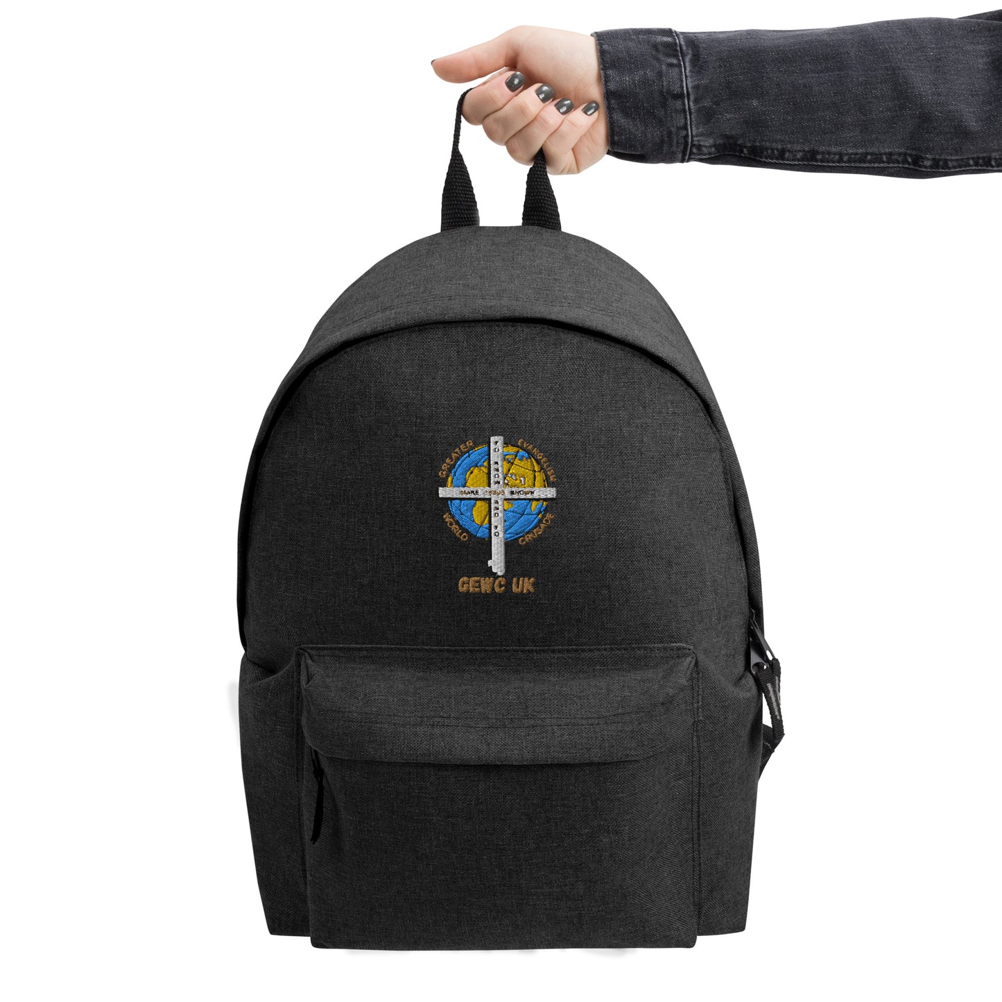 GEWC UK Embroidered Backpack