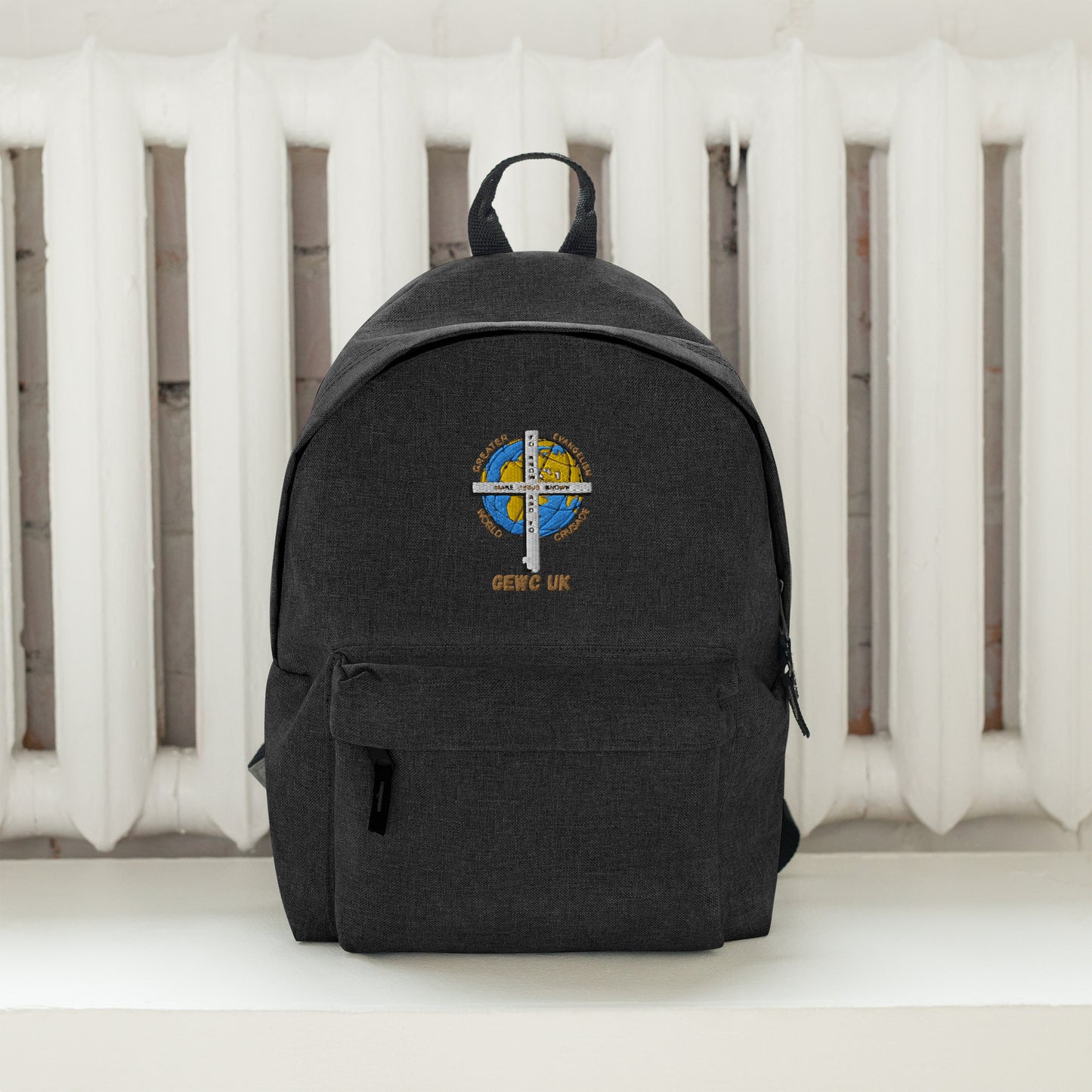 GEWC UK Embroidered Backpack