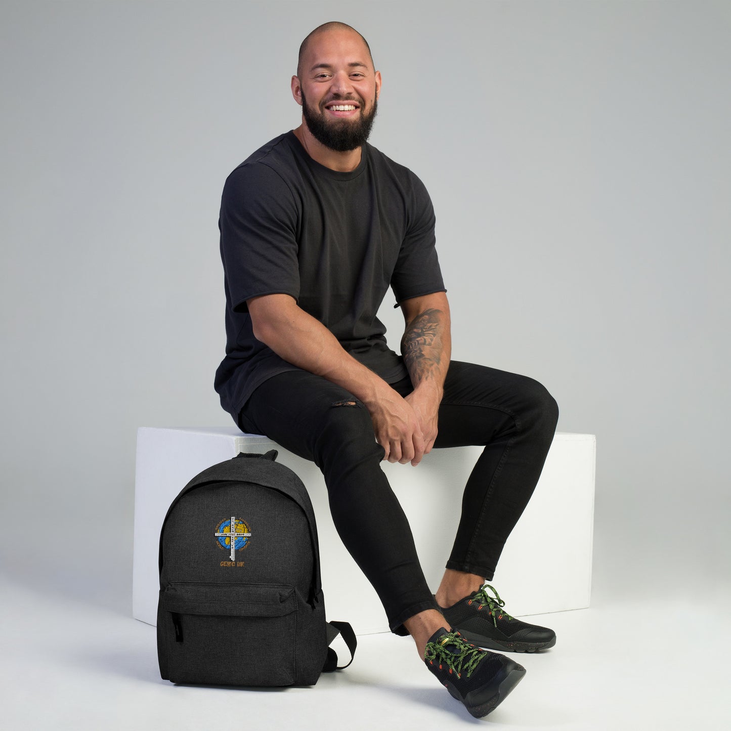 GEWC UK Embroidered Backpack