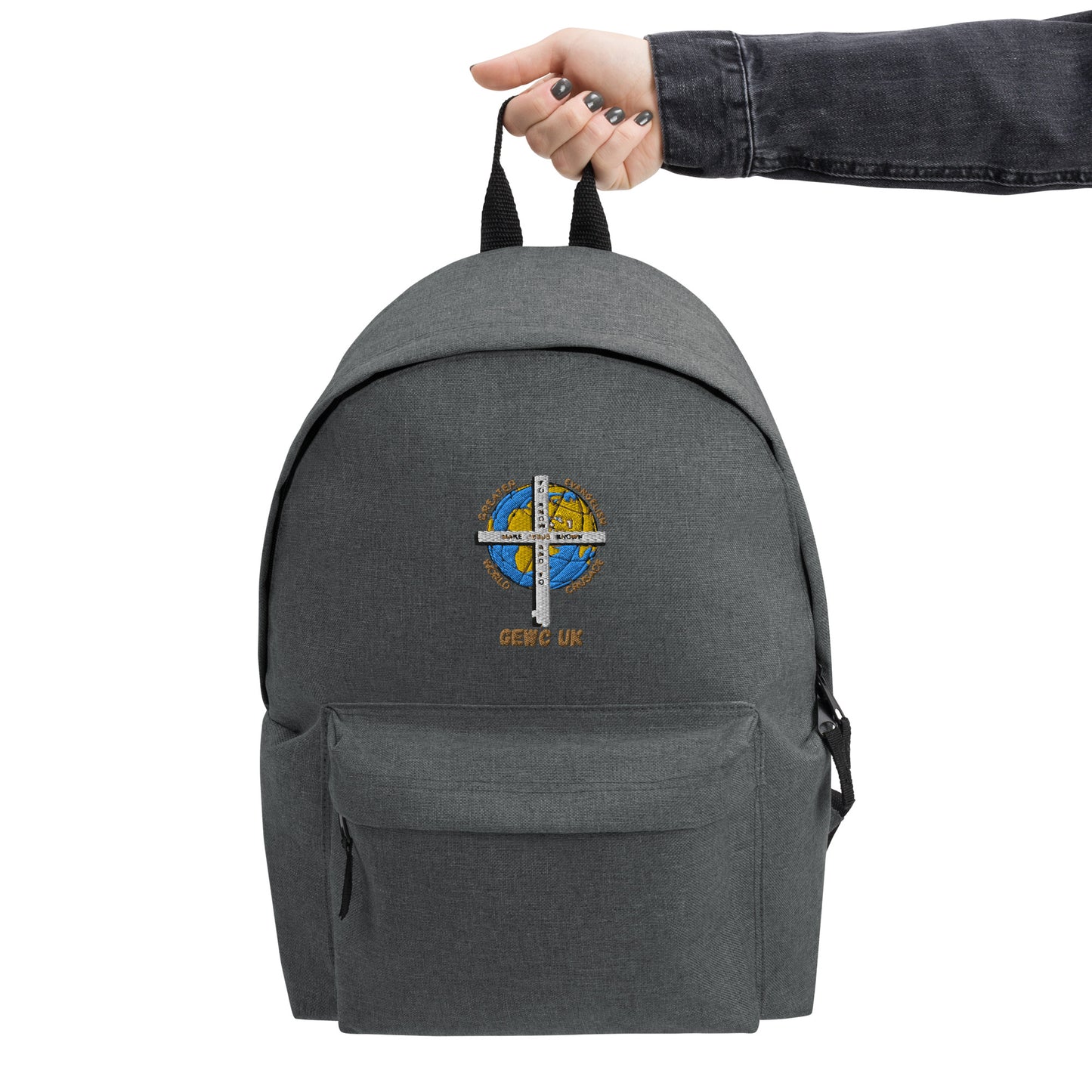 GEWC UK Embroidered Backpack