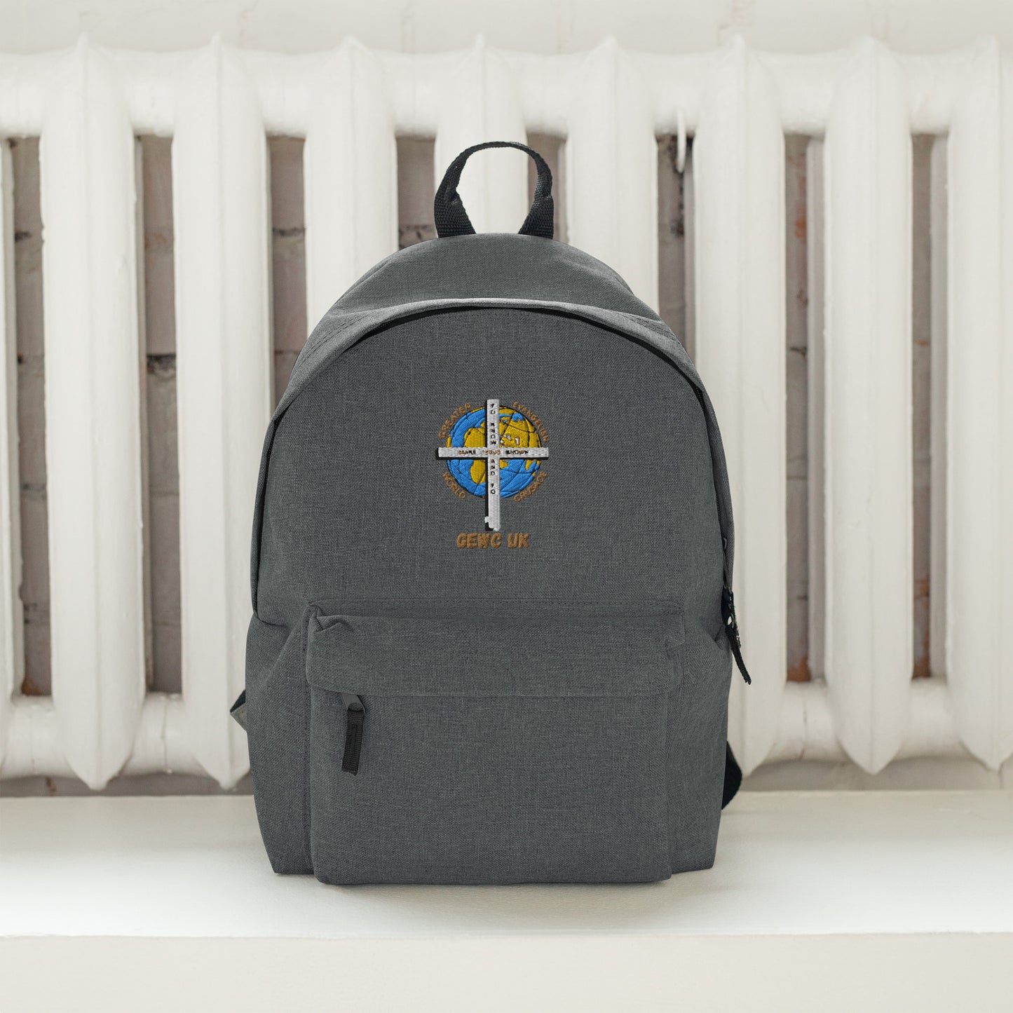 GEWC UK Embroidered Backpack