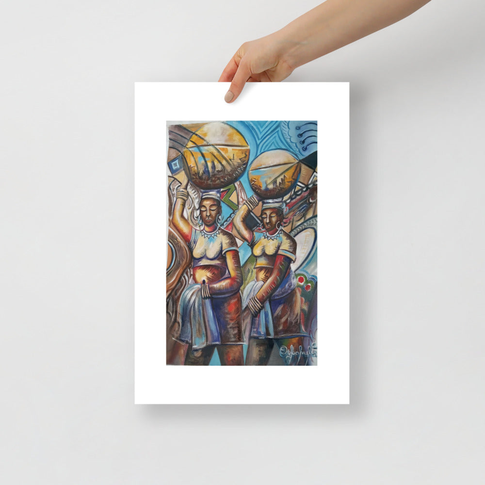 Poster Print Of Oil Painting Rhythm