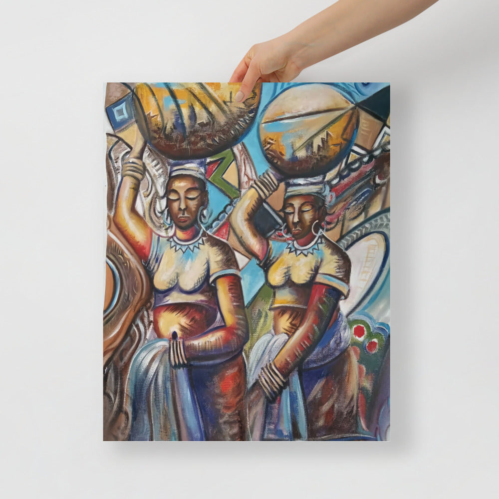 Poster Print Of Oil Painting Rhythm