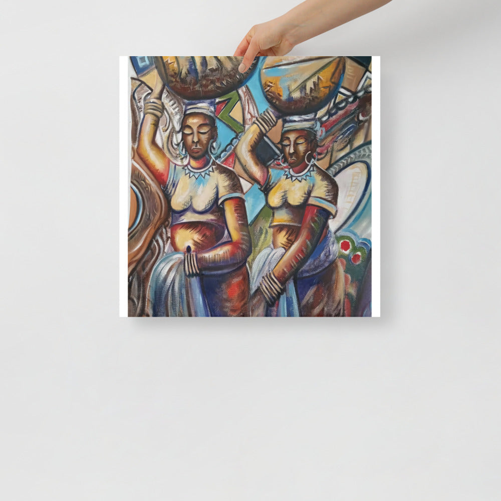 Poster Print Of Oil Painting Rhythm