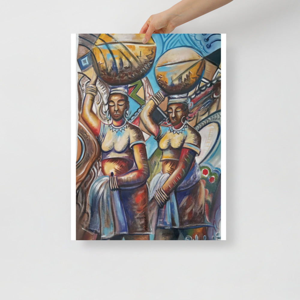 Poster Print Of Oil Painting Rhythm