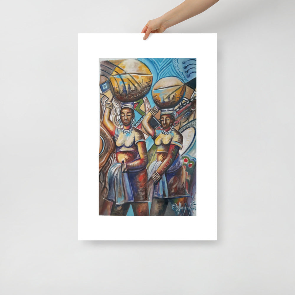 Poster Print Of Oil Painting Rhythm