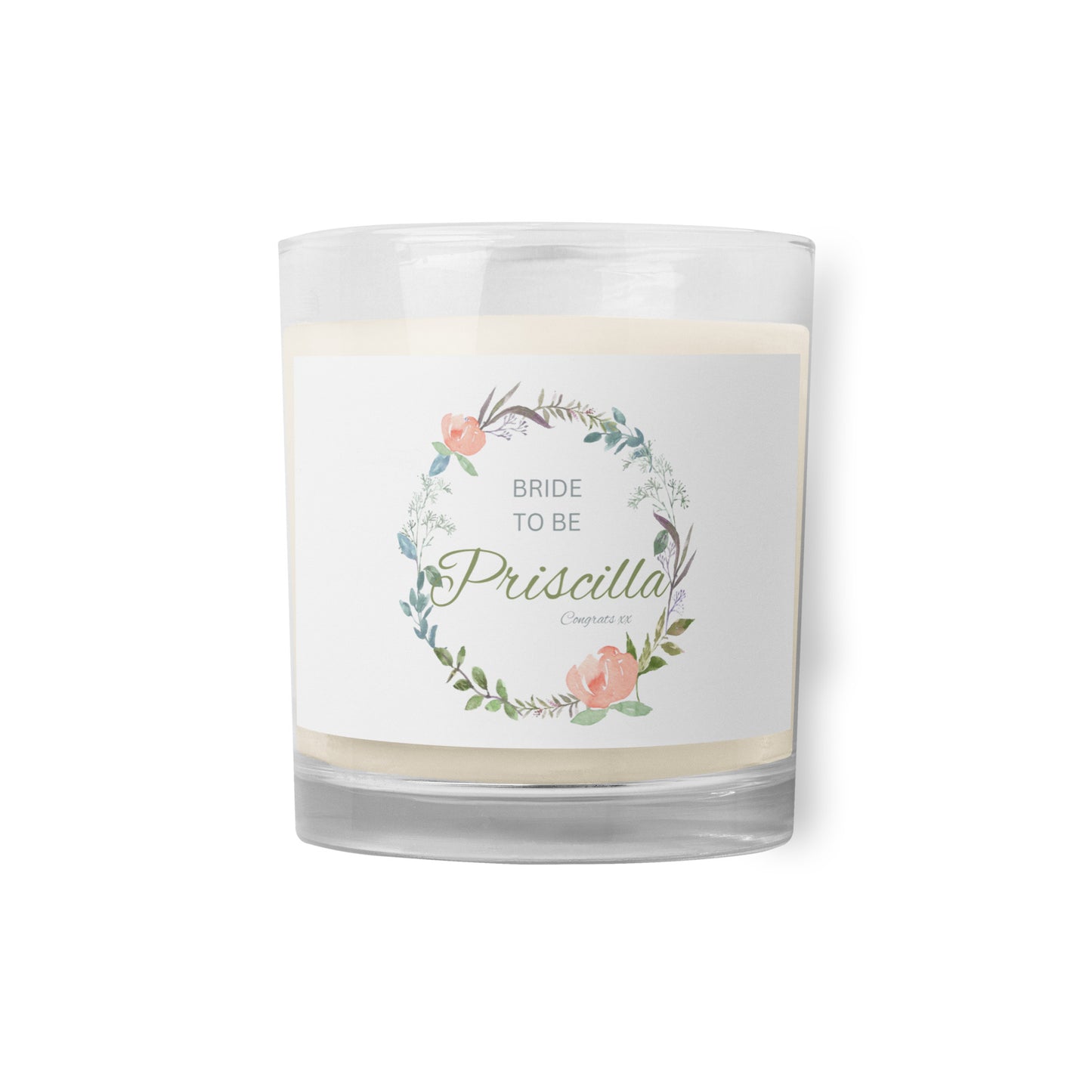 Bride To Be Candle Personalised