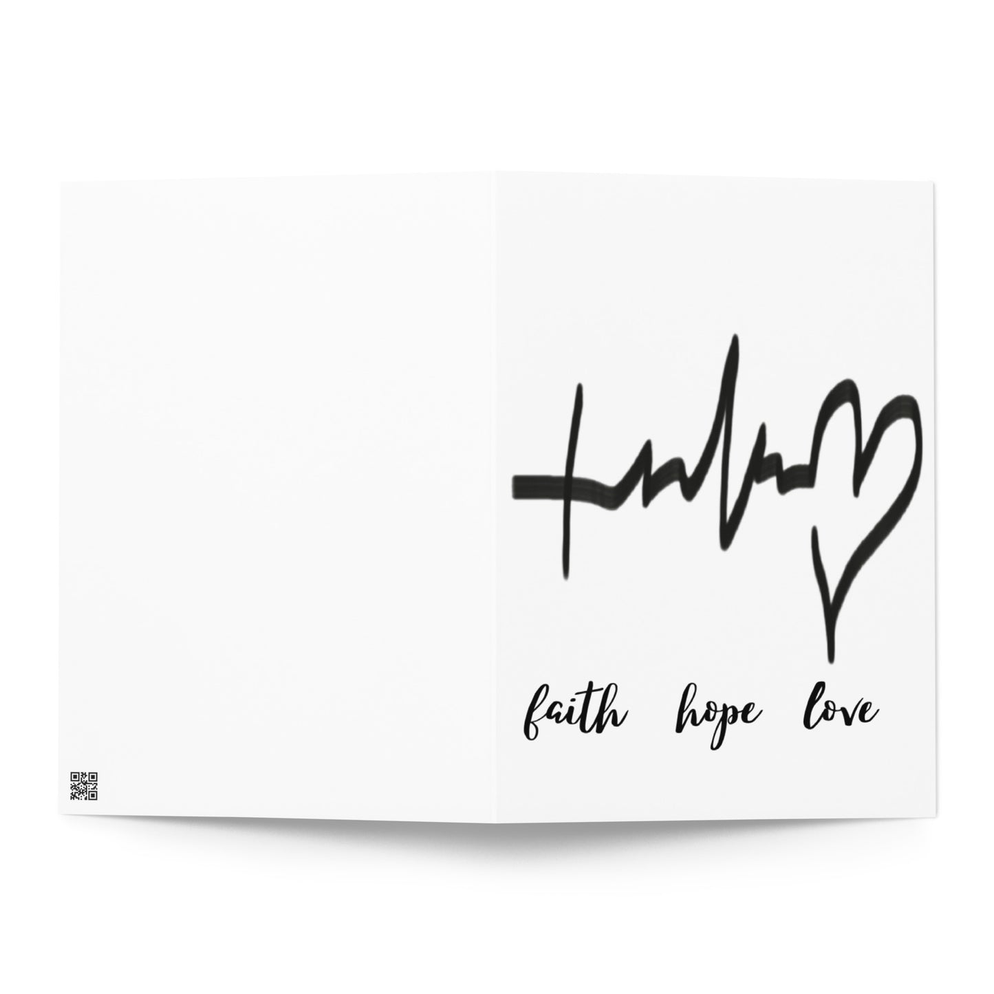 Faith Hope Love Greeting Card