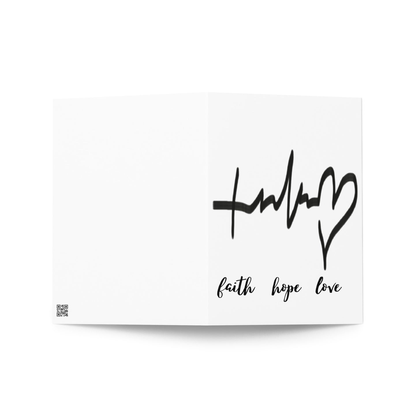 Faith Hope Love Greeting Card