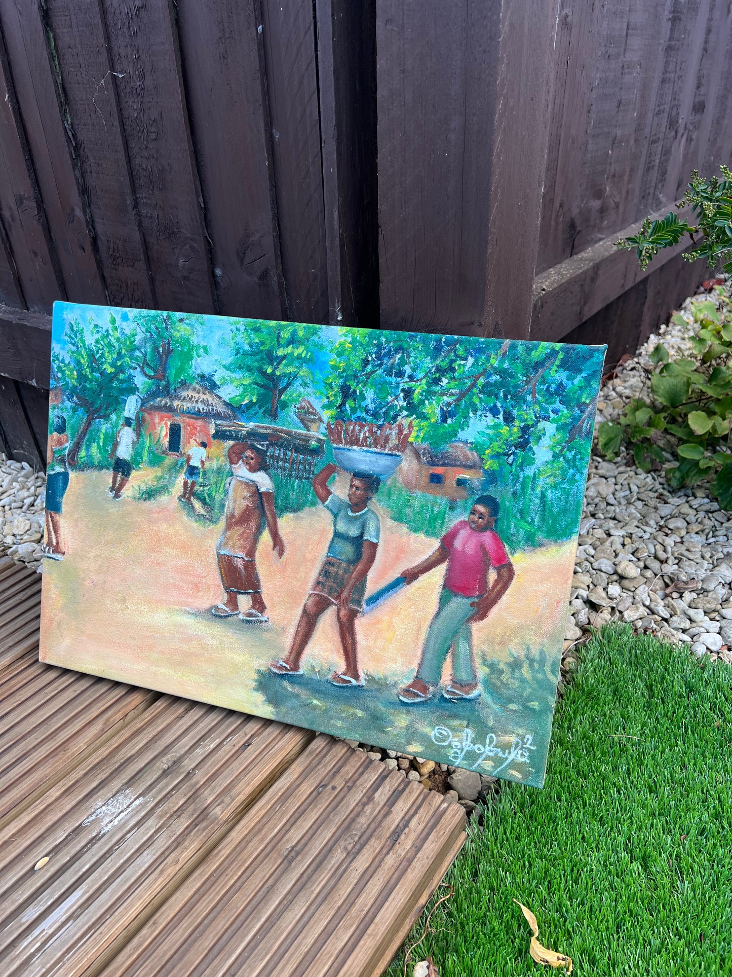 Back From The Farm Painting