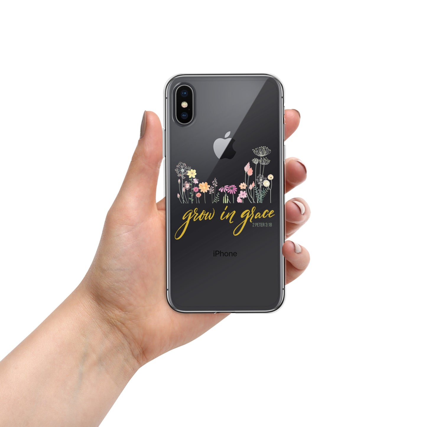 Grow In Grace iPhone Case