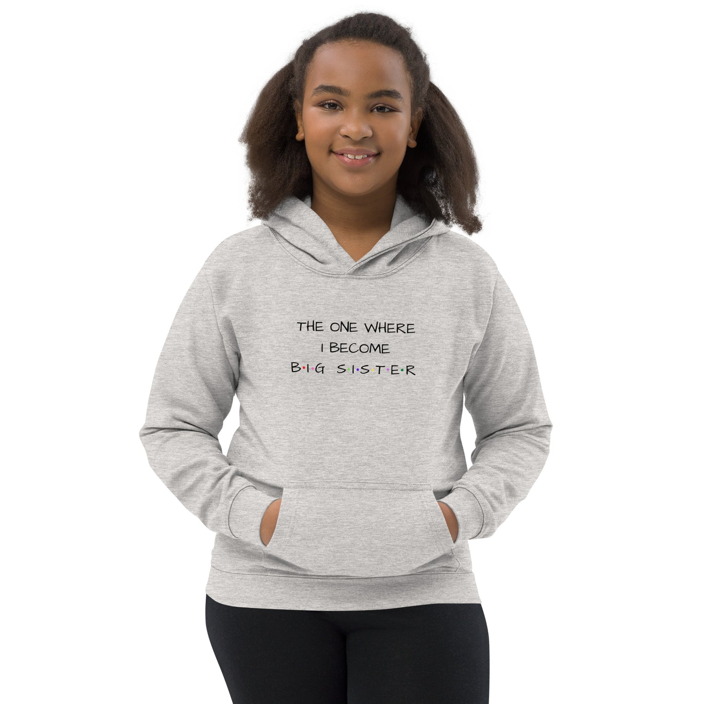 The One Where I Become Big Sister Kids Hoodie