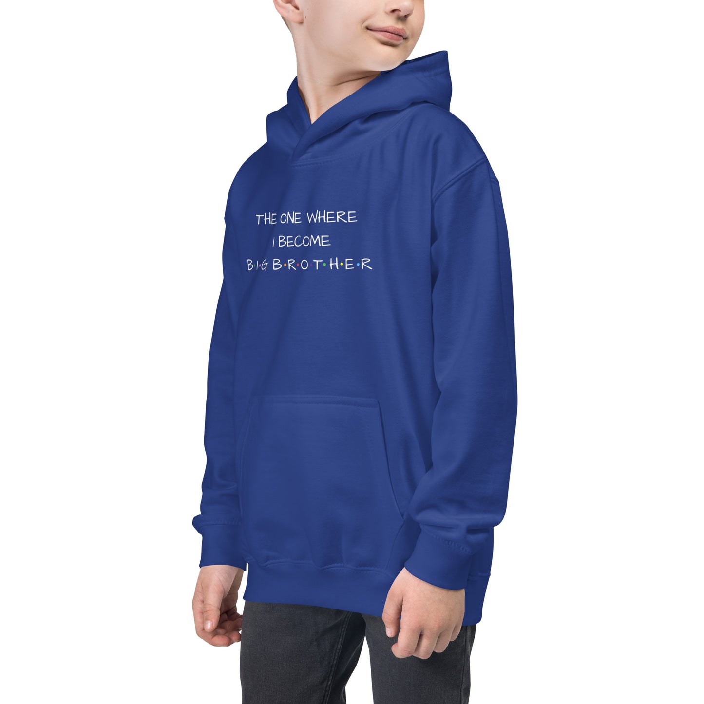 The One Where I Become Big Brother Kids Hoodie